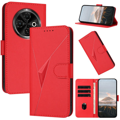 Triangle Pattern Buckle Clasp Leather Phone Case, For Tecno Pova 6 Neo 5G / Spark 30 5G, For Tecno Spark 30 Pro 4G, For Tecno Spark 30 4G, For Tecno Spark Go 5G 2025 / Hot 60i 5G, For Tecno Spark Go 2025, For Tecno Spark 30C, For Tecno Pova 6 Neo      ...
