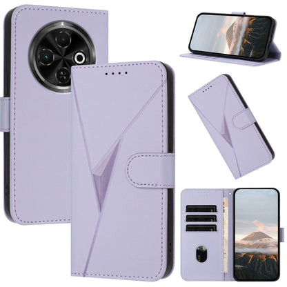 Triangle Pattern Buckle Clasp Leather Phone Case, For Tecno Pova 6 Neo 5G / Spark 30 5G, For Tecno Spark 30 Pro 4G, For Tecno Spark 30 4G, For Tecno Spark Go 5G 2025 / Hot 60i 5G, For Tecno Spark Go 2025, For Tecno Spark 30C, For Tecno Pova 6 Neo      ...