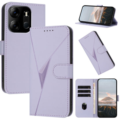 Triangle Pattern Buckle Clasp Leather Phone Case, For Tecno Camon 20 Premier, For Tecno Camon 20 / Camon 20 Pro 4G, For Tecno Spark 10C, For Tecno Spark 10 4G, For Tecno Spark Go 2023, For Tecno Spark 10 Pro, For Tecno Pova 4, For Tecno Pova 2
