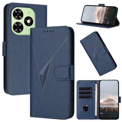 Triangle Pattern Buckle Clasp Leather Phone Case, For Tecno Pova 6 Neo 5G / Spark 30 5G, For Tecno Spark 30 Pro 4G, For Tecno Spark 30 4G, For Tecno Spark Go 5G 2025 / Hot 60i 5G, For Tecno Spark Go 2025, For Tecno Spark 30C, For Tecno Pova 6 Neo      ...