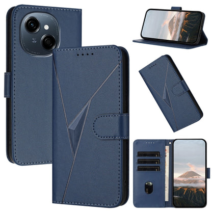 Triangle Pattern Buckle Clasp Leather Phone Case, For Tecno Pova 6 Neo 5G / Spark 30 5G, For Tecno Spark 30 Pro 4G, For Tecno Spark 30 4G, For Tecno Spark Go 5G 2025 / Hot 60i 5G, For Tecno Spark Go 2025, For Tecno Spark 30C, For Tecno Pova 6 Neo      ...