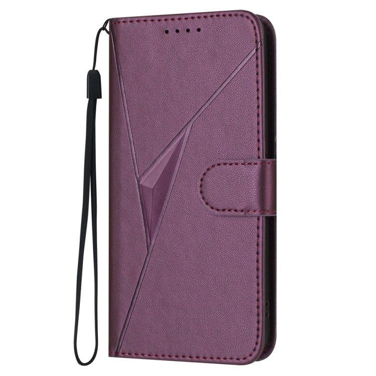 Triangle Pattern Buckle Clasp Leather Phone Case, For Tecno Pova 6 Neo 5G / Spark 30 5G, For Tecno Spark 30 Pro 4G, For Tecno Spark 30 4G, For Tecno Spark Go 5G 2025 / Hot 60i 5G, For Tecno Spark Go 2025, For Tecno Spark 30C, For Tecno Pova 6 Neo      ...