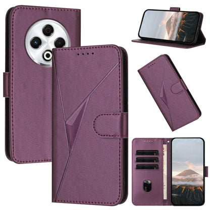 Triangle Pattern Buckle Clasp Leather Phone Case, For Tecno Pova 6 Neo 5G / Spark 30 5G, For Tecno Spark 30 Pro 4G, For Tecno Spark 30 4G, For Tecno Spark Go 5G 2025 / Hot 60i 5G, For Tecno Spark Go 2025, For Tecno Spark 30C, For Tecno Pova 6 Neo      ...