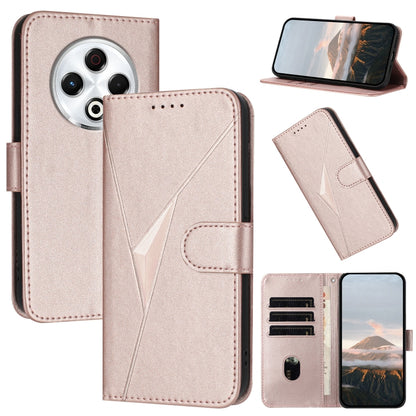 Triangle Pattern Buckle Clasp Leather Phone Case, For Tecno Pova 6 Neo 5G / Spark 30 5G, For Tecno Spark 30 Pro 4G, For Tecno Spark 30 4G, For Tecno Spark Go 5G 2025 / Hot 60i 5G, For Tecno Spark Go 2025, For Tecno Spark 30C, For Tecno Pova 6 Neo      ...