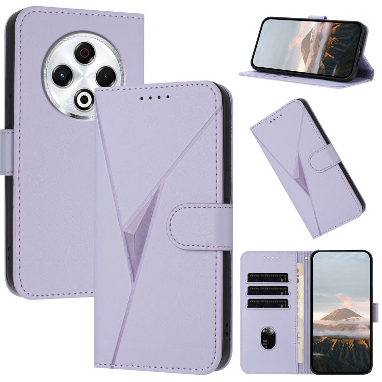 Triangle Pattern Buckle Clasp Leather Phone Case, For Tecno Pova 6 Neo 5G / Spark 30 5G, For Tecno Spark 30 Pro 4G, For Tecno Spark 30 4G, For Tecno Spark Go 5G 2025 / Hot 60i 5G, For Tecno Spark Go 2025, For Tecno Spark 30C, For Tecno Pova 6 Neo      ...