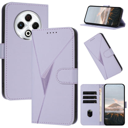 Triangle Pattern Buckle Clasp Leather Phone Case, For Tecno Pova 6 Neo 5G / Spark 30 5G, For Tecno Spark 30 Pro 4G, For Tecno Spark 30 4G, For Tecno Spark Go 5G 2025 / Hot 60i 5G, For Tecno Spark Go 2025, For Tecno Spark 30C, For Tecno Pova 6 Neo      ...