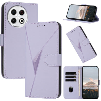 Triangle Pattern Buckle Clasp Leather Phone Case, For Tecno Pova 6 Neo 5G / Spark 30 5G, For Tecno Spark 30 Pro 4G, For Tecno Spark 30 4G, For Tecno Spark Go 5G 2025 / Hot 60i 5G, For Tecno Spark Go 2025, For Tecno Spark 30C, For Tecno Pova 6 Neo      ...