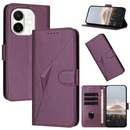 Triangle Pattern Buckle Clasp Leather Phone Case, For Tecno Pova Curve 2 5G, For Tecno Spark Go 3 / Pop 20 4G, For Tecno Spark 50 4G, For Tecno Camon 50 Pro 4G, For Tecno Camon 50 4G, For Tecno Spark Slim, For Tecno Spark 40 4G, For Tecno Pova Curve   ...