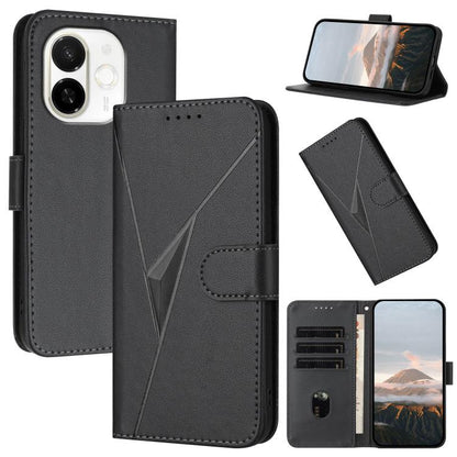 Triangle Pattern Buckle Clasp Leather Phone Case, For Tecno Pova Curve 2 5G, For Tecno Spark Go 3 / Pop 20 4G, For Tecno Spark 50 4G, For Tecno Camon 50 Pro 4G, For Tecno Camon 50 4G, For Tecno Spark Slim, For Tecno Spark 40 4G, For Tecno Pova Curve   ...