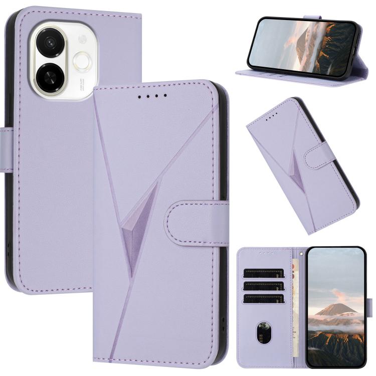 Triangle Pattern Buckle Clasp Leather Phone Case, For Tecno Pova Curve 2 5G, For Tecno Spark Go 3 / Pop 20 4G, For Tecno Spark 50 4G, For Tecno Camon 50 Pro 4G, For Tecno Camon 50 4G, For Tecno Spark Slim, For Tecno Spark 40 4G, For Tecno Pova Curve   ...