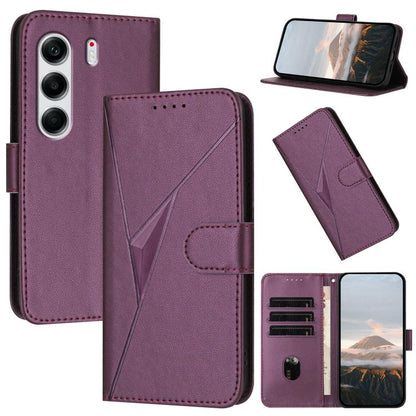 Triangle Pattern Buckle Clasp Leather Phone Case, For Tecno Pova Curve 2 5G, For Tecno Spark Go 3 / Pop 20 4G, For Tecno Spark 50 4G, For Tecno Camon 50 Pro 4G, For Tecno Camon 50 4G, For Tecno Spark Slim, For Tecno Spark 40 4G, For Tecno Pova Curve   ...