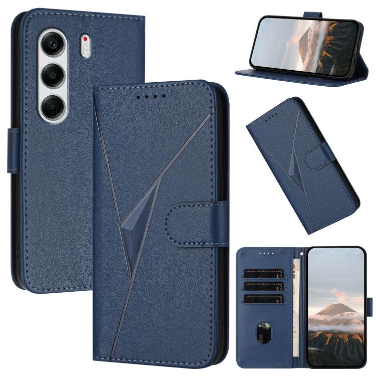 Triangle Pattern Buckle Clasp Leather Phone Case, For Tecno Pova Curve 2 5G, For Tecno Spark Go 3 / Pop 20 4G, For Tecno Spark 50 4G, For Tecno Camon 50 Pro 4G, For Tecno Camon 50 4G, For Tecno Spark Slim, For Tecno Spark 40 4G, For Tecno Pova Curve   ...