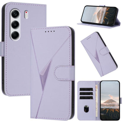 Triangle Pattern Buckle Clasp Leather Phone Case, For Tecno Pova Curve 2 5G, For Tecno Spark Go 3 / Pop 20 4G, For Tecno Spark 50 4G, For Tecno Camon 50 Pro 4G, For Tecno Camon 50 4G, For Tecno Spark Slim, For Tecno Spark 40 4G, For Tecno Pova Curve   ...