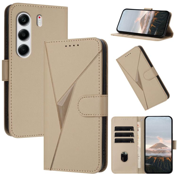 Triangle Pattern Buckle Clasp Leather Phone Case, For Tecno Pova Curve 2 5G, For Tecno Spark Go 3 / Pop 20 4G, For Tecno Spark 50 4G, For Tecno Camon 50 Pro 4G, For Tecno Camon 50 4G, For Tecno Spark Slim, For Tecno Spark 40 4G, For Tecno Pova Curve   ...