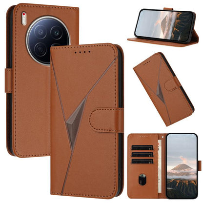 Triangle Pattern Buckle Clasp Leather Phone Case, For Tecno Pova Curve 2 5G, For Tecno Spark Go 3 / Pop 20 4G, For Tecno Spark 50 4G, For Tecno Camon 50 Pro 4G, For Tecno Camon 50 4G, For Tecno Spark Slim, For Tecno Spark 40 4G, For Tecno Pova Curve   ...