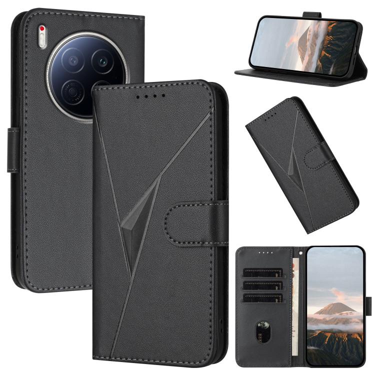 Triangle Pattern Buckle Clasp Leather Phone Case, For Tecno Pova Curve 2 5G, For Tecno Spark Go 3 / Pop 20 4G, For Tecno Spark 50 4G, For Tecno Camon 50 Pro 4G, For Tecno Camon 50 4G, For Tecno Spark Slim, For Tecno Spark 40 4G, For Tecno Pova Curve   ...