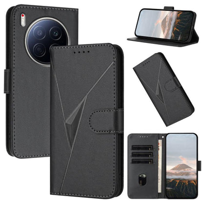 Triangle Pattern Buckle Clasp Leather Phone Case, For Tecno Pova Curve 2 5G, For Tecno Spark Go 3 / Pop 20 4G, For Tecno Spark 50 4G, For Tecno Camon 50 Pro 4G, For Tecno Camon 50 4G, For Tecno Spark Slim, For Tecno Spark 40 4G, For Tecno Pova Curve   ...