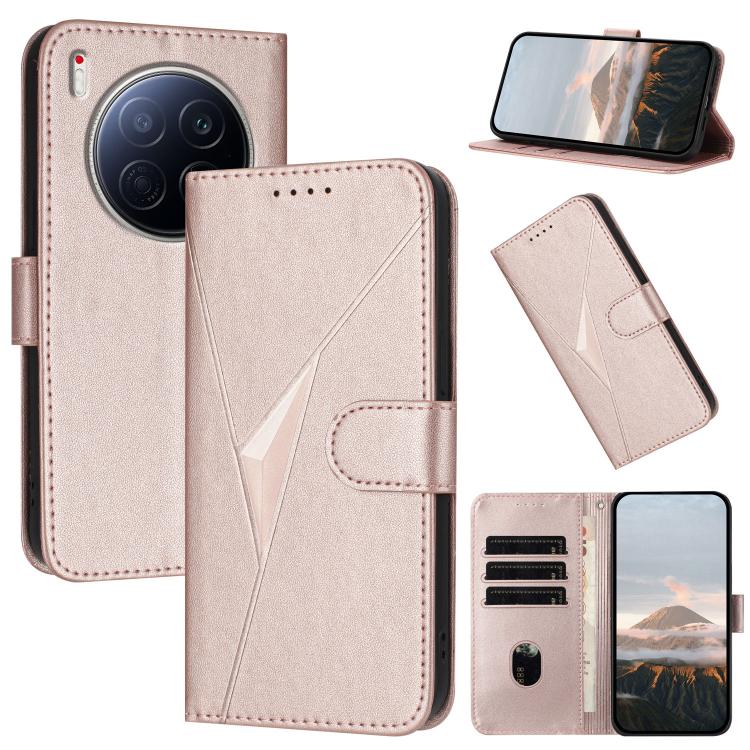Triangle Pattern Buckle Clasp Leather Phone Case, For Tecno Pova Curve 2 5G, For Tecno Spark Go 3 / Pop 20 4G, For Tecno Spark 50 4G, For Tecno Camon 50 Pro 4G, For Tecno Camon 50 4G, For Tecno Spark Slim, For Tecno Spark 40 4G, For Tecno Pova Curve   ...