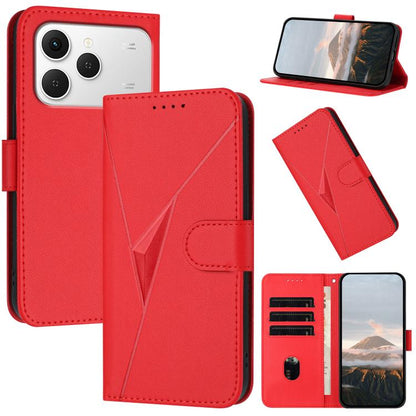 Triangle Pattern Buckle Clasp Leather Phone Case, For Tecno Pova Curve 2 5G, For Tecno Spark Go 3 / Pop 20 4G, For Tecno Spark 50 4G, For Tecno Camon 50 Pro 4G, For Tecno Camon 50 4G, For Tecno Spark Slim, For Tecno Spark 40 4G, For Tecno Pova Curve   ...