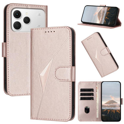 Triangle Pattern Buckle Clasp Leather Phone Case, For Tecno Pova Curve 2 5G, For Tecno Spark Go 3 / Pop 20 4G, For Tecno Spark 50 4G, For Tecno Camon 50 Pro 4G, For Tecno Camon 50 4G, For Tecno Spark Slim, For Tecno Spark 40 4G, For Tecno Pova Curve   ...