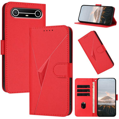 Triangle Pattern Buckle Clasp Leather Phone Case, For Tecno Pova Curve 2 5G, For Tecno Spark Go 3 / Pop 20 4G, For Tecno Spark 50 4G, For Tecno Camon 50 Pro 4G, For Tecno Camon 50 4G, For Tecno Spark Slim, For Tecno Spark 40 4G, For Tecno Pova Curve   ...