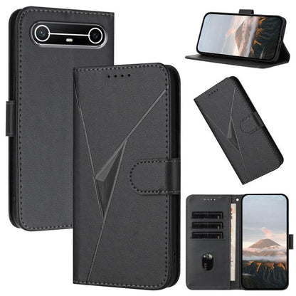 Triangle Pattern Buckle Clasp Leather Phone Case, For Tecno Pova Curve 2 5G, For Tecno Spark Go 3 / Pop 20 4G, For Tecno Spark 50 4G, For Tecno Camon 50 Pro 4G, For Tecno Camon 50 4G, For Tecno Spark Slim, For Tecno Spark 40 4G, For Tecno Pova Curve   ...