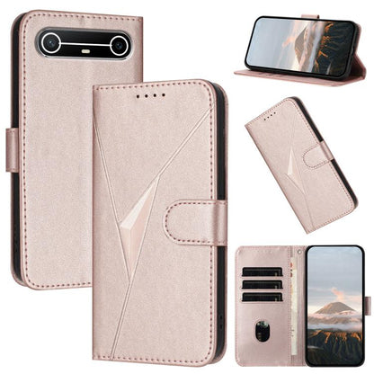 Triangle Pattern Buckle Clasp Leather Phone Case, For Tecno Pova Curve 2 5G, For Tecno Spark Go 3 / Pop 20 4G, For Tecno Spark 50 4G, For Tecno Camon 50 Pro 4G, For Tecno Camon 50 4G, For Tecno Spark Slim, For Tecno Spark 40 4G, For Tecno Pova Curve   ...