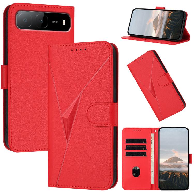 Triangle Pattern Buckle Clasp Leather Phone Case, For Tecno Pova 6 Neo 5G / Spark 30 5G, For Tecno Spark 30 Pro 4G, For Tecno Spark 30 4G, For Tecno Spark Go 5G 2025 / Hot 60i 5G, For Tecno Spark Go 2025, For Tecno Spark 30C, For Tecno Pova 6 Neo      ...