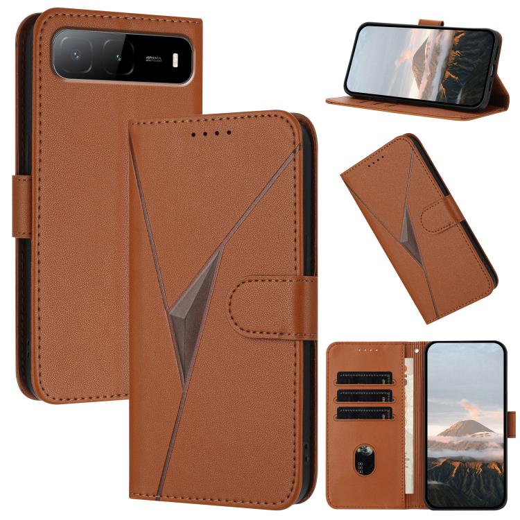 Triangle Pattern Buckle Clasp Leather Phone Case, For Tecno Pova 6 Neo 5G / Spark 30 5G, For Tecno Spark 30 Pro 4G, For Tecno Spark 30 4G, For Tecno Spark Go 5G 2025 / Hot 60i 5G, For Tecno Spark Go 2025, For Tecno Spark 30C, For Tecno Pova 6 Neo      ...