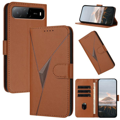 Triangle Pattern Buckle Clasp Leather Phone Case, For Tecno Pova 6 Neo 5G / Spark 30 5G, For Tecno Spark 30 Pro 4G, For Tecno Spark 30 4G, For Tecno Spark Go 5G 2025 / Hot 60i 5G, For Tecno Spark Go 2025, For Tecno Spark 30C, For Tecno Pova 6 Neo      ...