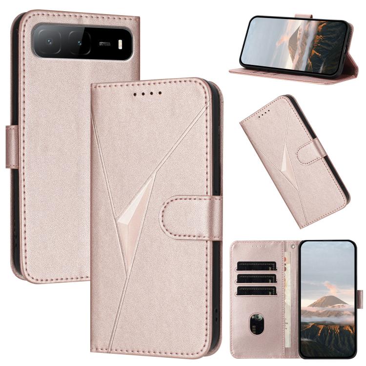 Triangle Pattern Buckle Clasp Leather Phone Case, For Tecno Pova 6 Neo 5G / Spark 30 5G, For Tecno Spark 30 Pro 4G, For Tecno Spark 30 4G, For Tecno Spark Go 5G 2025 / Hot 60i 5G, For Tecno Spark Go 2025, For Tecno Spark 30C, For Tecno Pova 6 Neo      ...