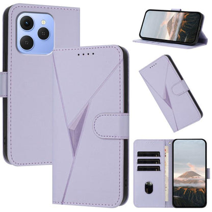 Triangle Pattern Buckle Clasp Leather Phone Case, For Tecno Pova Curve 2 5G, For Tecno Spark Go 3 / Pop 20 4G, For Tecno Spark 50 4G, For Tecno Camon 50 Pro 4G, For Tecno Camon 50 4G, For Tecno Spark Slim, For Tecno Spark 40 4G, For Tecno Pova Curve   ...