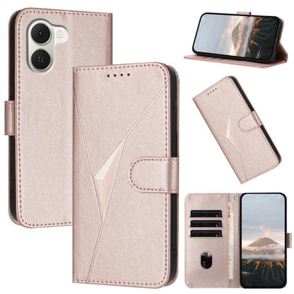 Triangle Pattern Buckle Clasp Leather Phone Case, For Tecno Pova Curve 2 5G, For Tecno Spark Go 3 / Pop 20 4G, For Tecno Spark 50 4G, For Tecno Camon 50 Pro 4G, For Tecno Camon 50 4G, For Tecno Spark Slim, For Tecno Spark 40 4G, For Tecno Pova Curve   ...