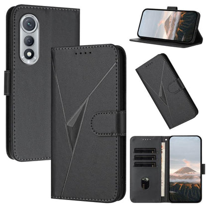 Triangle Pattern Buckle Clasp Leather Phone Case, For Tecno Pova Curve 2 5G, For Tecno Spark Go 3 / Pop 20 4G, For Tecno Spark 50 4G, For Tecno Camon 50 Pro 4G, For Tecno Camon 50 4G, For Tecno Spark Slim, For Tecno Spark 40 4G, For Tecno Pova Curve   ...