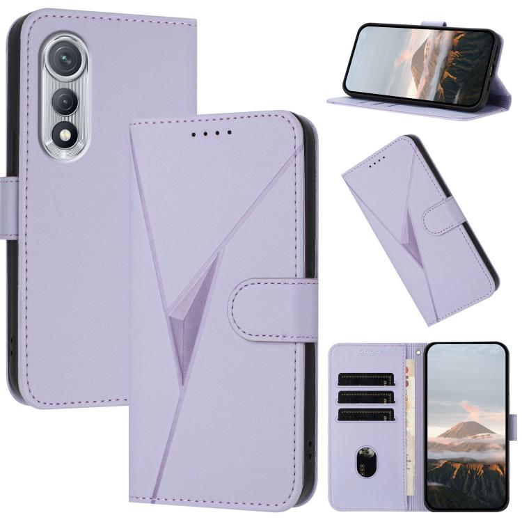 Triangle Pattern Buckle Clasp Leather Phone Case, For Tecno Pova Curve 2 5G, For Tecno Spark Go 3 / Pop 20 4G, For Tecno Spark 50 4G, For Tecno Camon 50 Pro 4G, For Tecno Camon 50 4G, For Tecno Spark Slim, For Tecno Spark 40 4G, For Tecno Pova Curve   ...