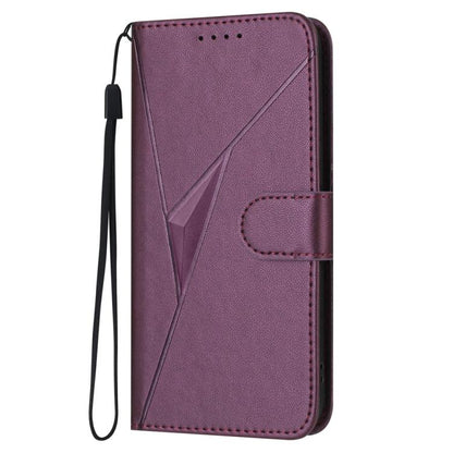 Triangle Pattern Buckle Clasp Leather Phone Case, For Tecno Pova Curve 2 5G, For Tecno Spark Go 3 / Pop 20 4G, For Tecno Spark 50 4G, For Tecno Camon 50 Pro 4G, For Tecno Camon 50 4G, For Tecno Spark Slim, For Tecno Spark 40 4G, For Tecno Pova Curve   ...