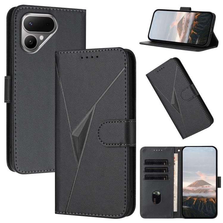 Triangle Pattern Buckle Clasp Leather Phone Case, For Tecno Pova Curve 2 5G, For Tecno Spark Go 3 / Pop 20 4G, For Tecno Spark 50 4G, For Tecno Camon 50 Pro 4G, For Tecno Camon 50 4G, For Tecno Spark Slim, For Tecno Spark 40 4G, For Tecno Pova Curve   ...