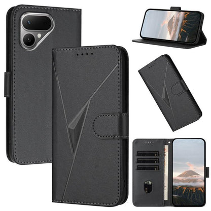 Triangle Pattern Buckle Clasp Leather Phone Case, For Tecno Pova Curve 2 5G, For Tecno Spark Go 3 / Pop 20 4G, For Tecno Spark 50 4G, For Tecno Camon 50 Pro 4G, For Tecno Camon 50 4G, For Tecno Spark Slim, For Tecno Spark 40 4G, For Tecno Pova Curve   ...