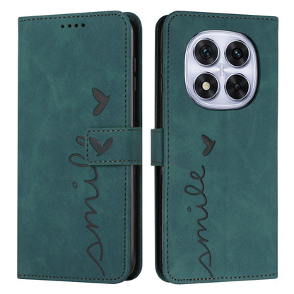 Skin Feel Heart Embossed Leather Phone Case with Long Lanyard, For Redmi Note 14 4G 164.84mm, For Redmi Note 14 Pro 5G Global, For Redmi Turbo 4 / Xiaomi Poco X7 Pro, For Redmi K80 / K80 Pro, For Redmi Note 14 4G 163.25mm, For Redmi Note 14 5G Global