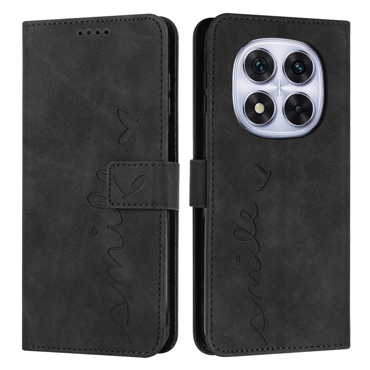 Skin Feel Heart Embossed Leather Phone Case with Long Lanyard, For Redmi Note 14 4G 164.84mm, For Redmi Note 14 Pro 5G Global, For Redmi Turbo 4 / Xiaomi Poco X7 Pro, For Redmi K80 / K80 Pro, For Redmi Note 14 4G 163.25mm, For Redmi Note 14 5G Global