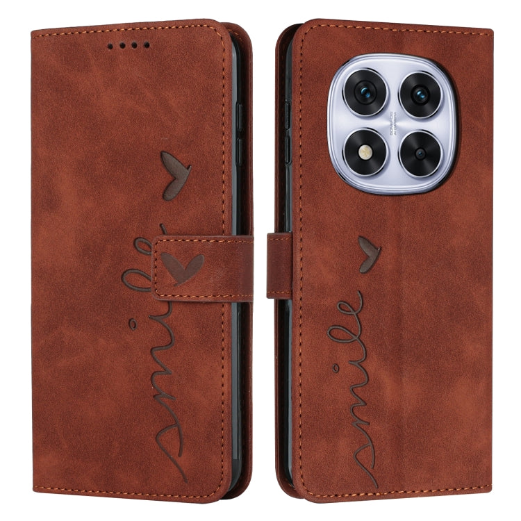 Skin Feel Heart Embossed Leather Phone Case with Long Lanyard, For Redmi Note 14 4G 164.84mm, For Redmi Note 14 Pro 5G Global, For Redmi Turbo 4 / Xiaomi Poco X7 Pro, For Redmi K80 / K80 Pro, For Redmi Note 14 4G 163.25mm, For Redmi Note 14 5G Global