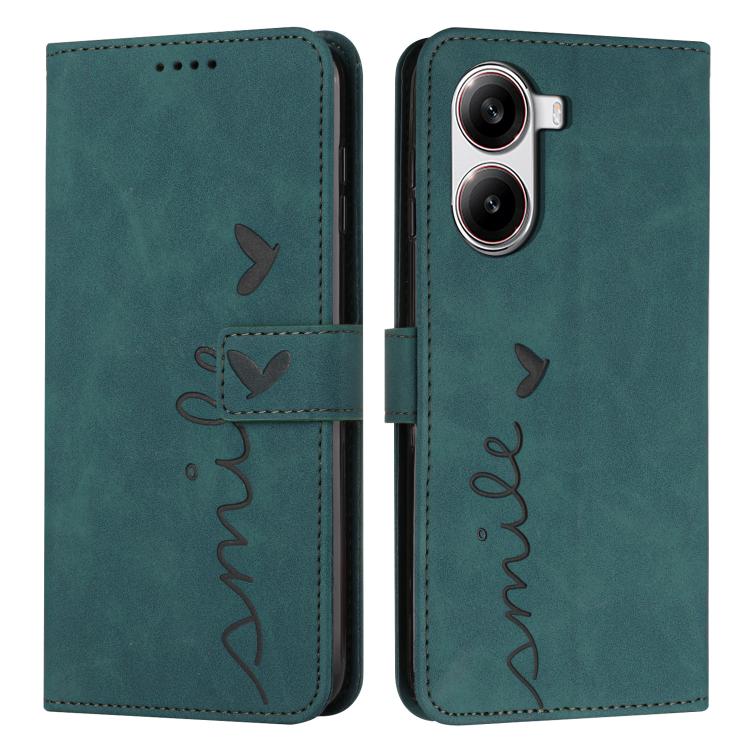 Skin Feel Heart Embossed Leather Phone Case with Long Lanyard, For Redmi Note 14 4G 164.84mm, For Redmi Note 14 Pro 5G Global, For Redmi Turbo 4 / Xiaomi Poco X7 Pro, For Redmi K80 / K80 Pro, For Redmi Note 14 4G 163.25mm, For Redmi Note 14 5G Global