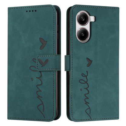 Skin Feel Heart Embossed Leather Phone Case with Long Lanyard, For Redmi Note 14 4G 164.84mm, For Redmi Note 14 Pro 5G Global, For Redmi Turbo 4 / Xiaomi Poco X7 Pro, For Redmi K80 / K80 Pro, For Redmi Note 14 4G 163.25mm, For Redmi Note 14 5G Global
