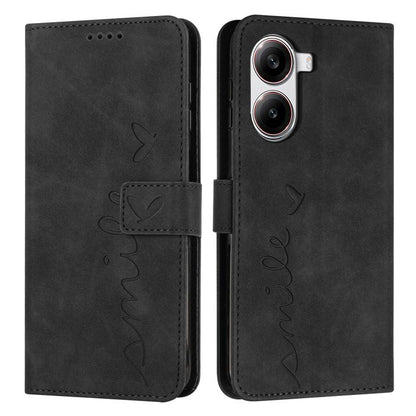 Skin Feel Heart Embossed Leather Phone Case with Long Lanyard, For Redmi Note 14 4G 164.84mm, For Redmi Note 14 Pro 5G Global, For Redmi Turbo 4 / Xiaomi Poco X7 Pro, For Redmi K80 / K80 Pro, For Redmi Note 14 4G 163.25mm, For Redmi Note 14 5G Global
