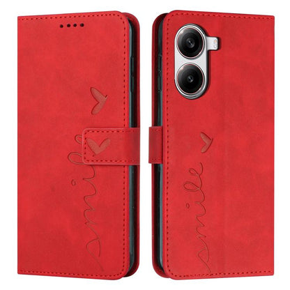 Skin Feel Heart Embossed Leather Phone Case with Long Lanyard, For Redmi Note 14 4G 164.84mm, For Redmi Note 14 Pro 5G Global, For Redmi Turbo 4 / Xiaomi Poco X7 Pro, For Redmi K80 / K80 Pro, For Redmi Note 14 4G 163.25mm, For Redmi Note 14 5G Global