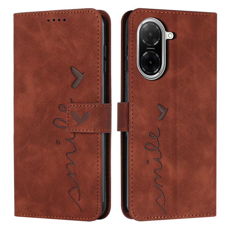 Skin Feel Heart Embossed Leather Phone Case with Long Lanyard, For Redmi 15a 5G, For Redmi A7 Pro 4G 171mm, For Redmi Turbo 5 Max / Poco X8 Pro Max 5G, For Redmi Turbo 5 / Poco X8 Pro 5G, For Redmi Note 15 Pro+ 5G Global 163.3mm                        ...