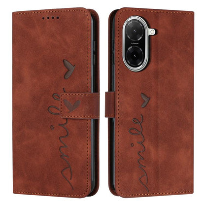 Skin Feel Heart Embossed Leather Phone Case with Long Lanyard, For Redmi 15a 5G, For Redmi A7 Pro 4G 171mm, For Redmi Turbo 5 Max / Poco X8 Pro Max 5G, For Redmi Turbo 5 / Poco X8 Pro 5G, For Redmi Note 15 Pro+ 5G Global 163.3mm                        ...