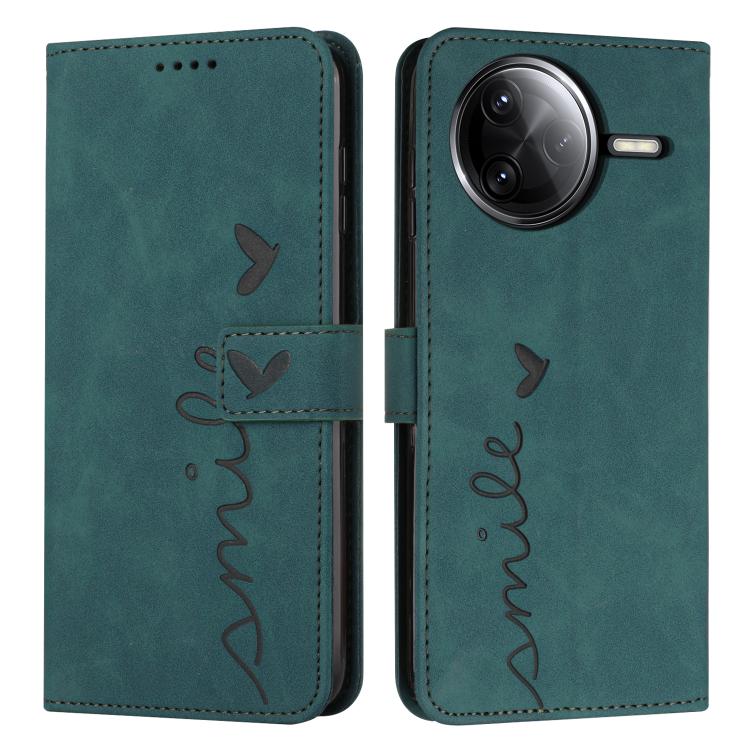 Skin Feel Heart Embossed Leather Phone Case with Long Lanyard, For Redmi Note 14 4G 164.84mm, For Redmi Note 14 Pro 5G Global, For Redmi Turbo 4 / Xiaomi Poco X7 Pro, For Redmi K80 / K80 Pro, For Redmi Note 14 4G 163.25mm, For Redmi Note 14 5G Global
