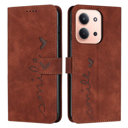 Skin Feel Heart Embossed Leather Phone Case with Long Lanyard, For Redmi 15a 5G, For Redmi A7 Pro 4G 171mm, For Redmi Turbo 5 Max / Poco X8 Pro Max 5G, For Redmi Turbo 5 / Poco X8 Pro 5G, For Redmi Note 15 Pro+ 5G Global 163.3mm                        ...
