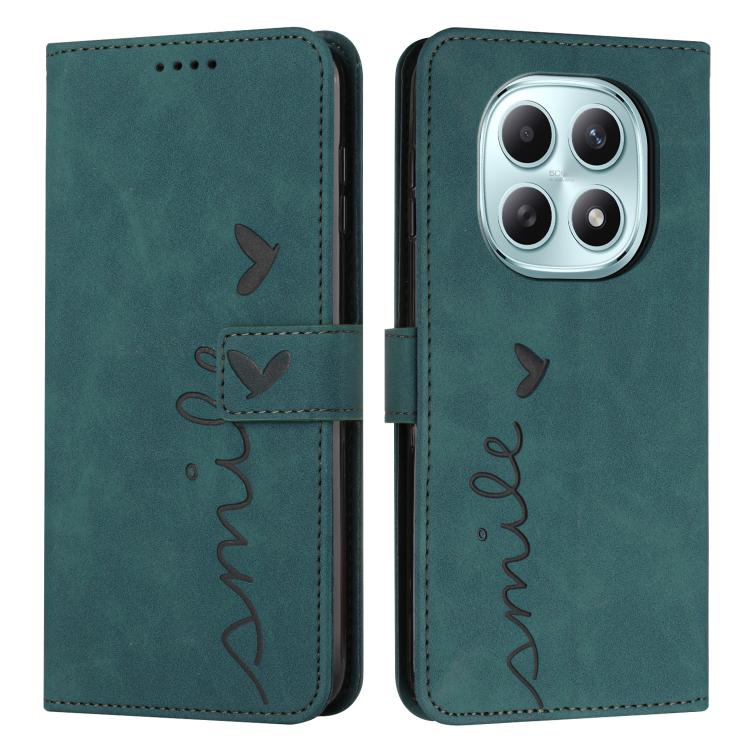 Skin Feel Heart Embossed Leather Phone Case with Long Lanyard, For Redmi 15a 5G, For Redmi A7 Pro 4G 171mm, For Redmi Turbo 5 Max / Poco X8 Pro Max 5G, For Redmi Turbo 5 / Poco X8 Pro 5G, For Redmi Note 15 Pro+ 5G Global 163.3mm                        ...